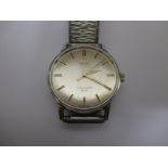 A vintage Omega Seamaster 600 wristwatch with later expanding strap