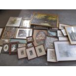 A very large quantity of framed pictures and prints