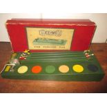 A boxed vintage Corgi Gee Wiz horse racing game