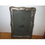 A vintage sterling silver photo frame