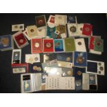 A large quantity of medallions to include 1970’s American bicentennial sterling silver examples