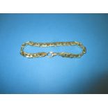 A 14ct gold curb link bracelet, approx weight 42g