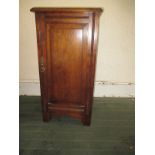 An Edwardian bed side cupboard