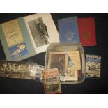 A quantity of military related ephemera to include photographs