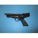 A Webley & Scott .177 Hurricane air pistol