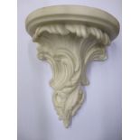 A 19th century parianware wall bracket