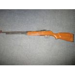 An underlever air rifle