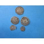 5 Hammered coins