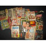A large quantity of vintage VIZ and similar style comics