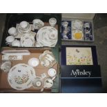 A quantity of Aynsley tablewares