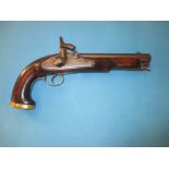 A 19th century percussion pistol