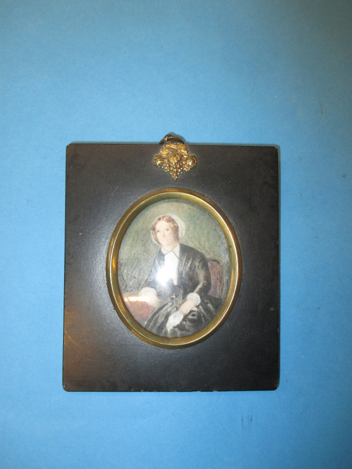 A 19th century portrait miniature