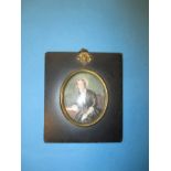 A 19th century portrait miniature