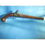 An Eastern flintlock pistol