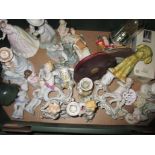 A quantity of ceramic figurines