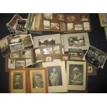 Several albums of vintage photographs