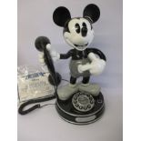 A vintage Micky Mouse telephone