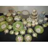A large quantity of 19th century and later teawares