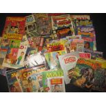 A quantity of vintage comics and annuals
