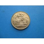 A George V full sovereign dated 1925