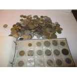 A quantity of vintage coins