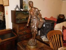 A large French 19thC. bronze signed by E. Rousseau