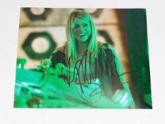 A hand signed Billie Piper Doctor Who photograph a