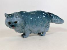 A 1960's ceramic cat model titled The Persian
