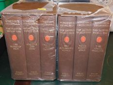 Six Folio Society volumes of Churchill The Second