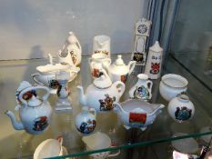 A small quantity of crested wares including of Cor