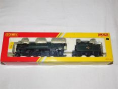 A boxed Hornby Railroad 00 gauge steam engine, Eve