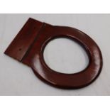 A refurbished Victorian mahogany toilet seat