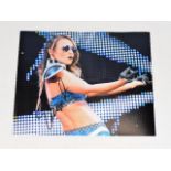 A hand signed Emma Lina wrestler photograph as acq