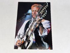 A hand signed Don Felder of The Eagles photograph