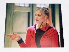 A hand signed Billie Piper Doctor Who photograph a