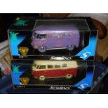 Two Solido boxed VW Campervans