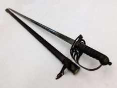 A Banken & Co. dress sword with scabbard approx. 4