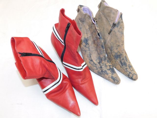 Two pairs of ladies boots by Faith & Ted Baker