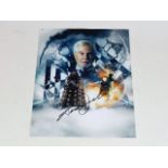 A hand signed Derek Jacobi Doctor Who photograph