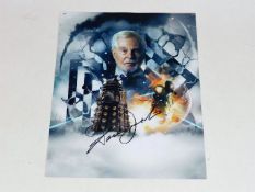 A hand signed Derek Jacobi Doctor Who photograph