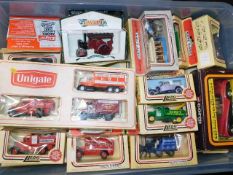 A boxed quantity of mostly boxed diecast vehicles