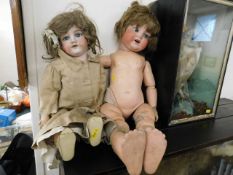 Two c.1900 Armand Marseille dolls