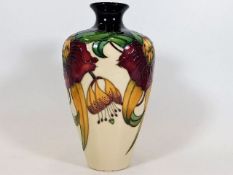 A Moorcroft pottery Anna Lily vase by Nicola Slane