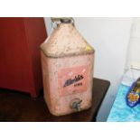 A large Pink Paraffin container