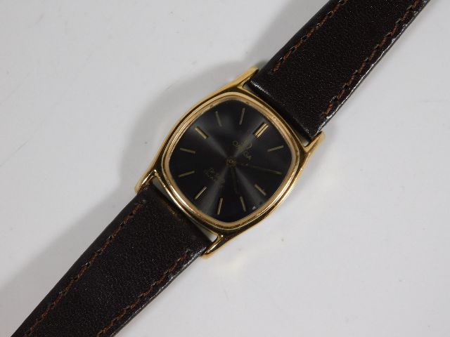 An Omega De Ville quartz wrist watch