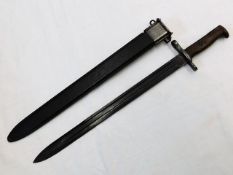 A US 395453 SA 1909 military bayonet