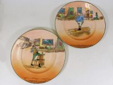 Two Royal Doulton series ware plates