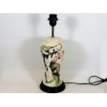 A Moorcroft pottery Celestial Bouquet lamp base by