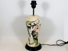 A Moorcroft pottery Celestial Bouquet lamp base by