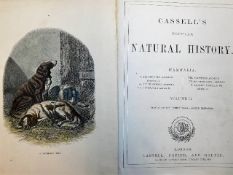 Cassell's Natural History Mammalia, four 19thC. ed